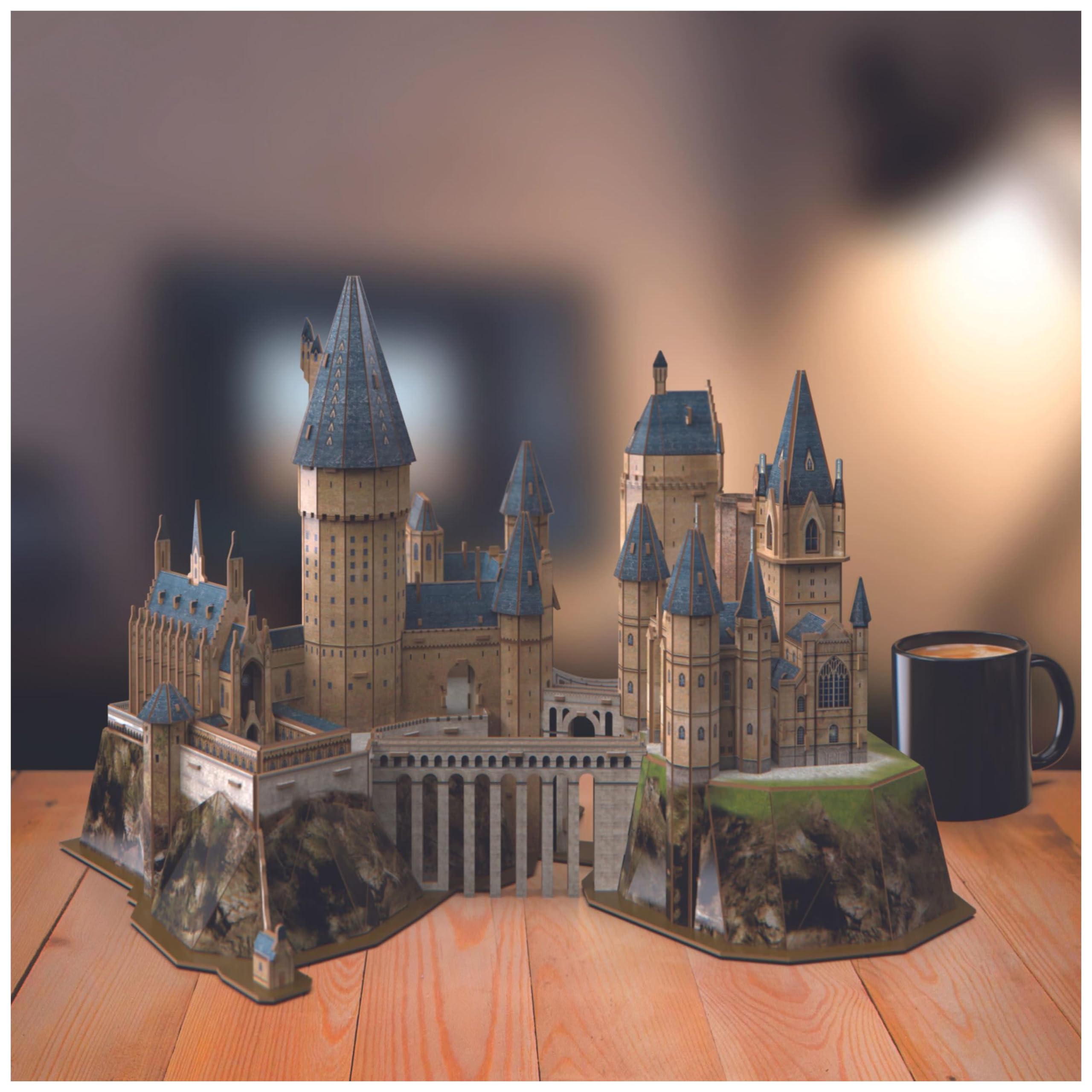 4D Puzzle, Kit di Modellismo per Puzzle 4D Harry Potter, Castello di Hogwarts da 209 Pezzi, Decorazione da Tavolo Harry Potter, Idea Regalo, Puzzle da Costruzione, per Adulti e Ragazzi, 12+ Anni