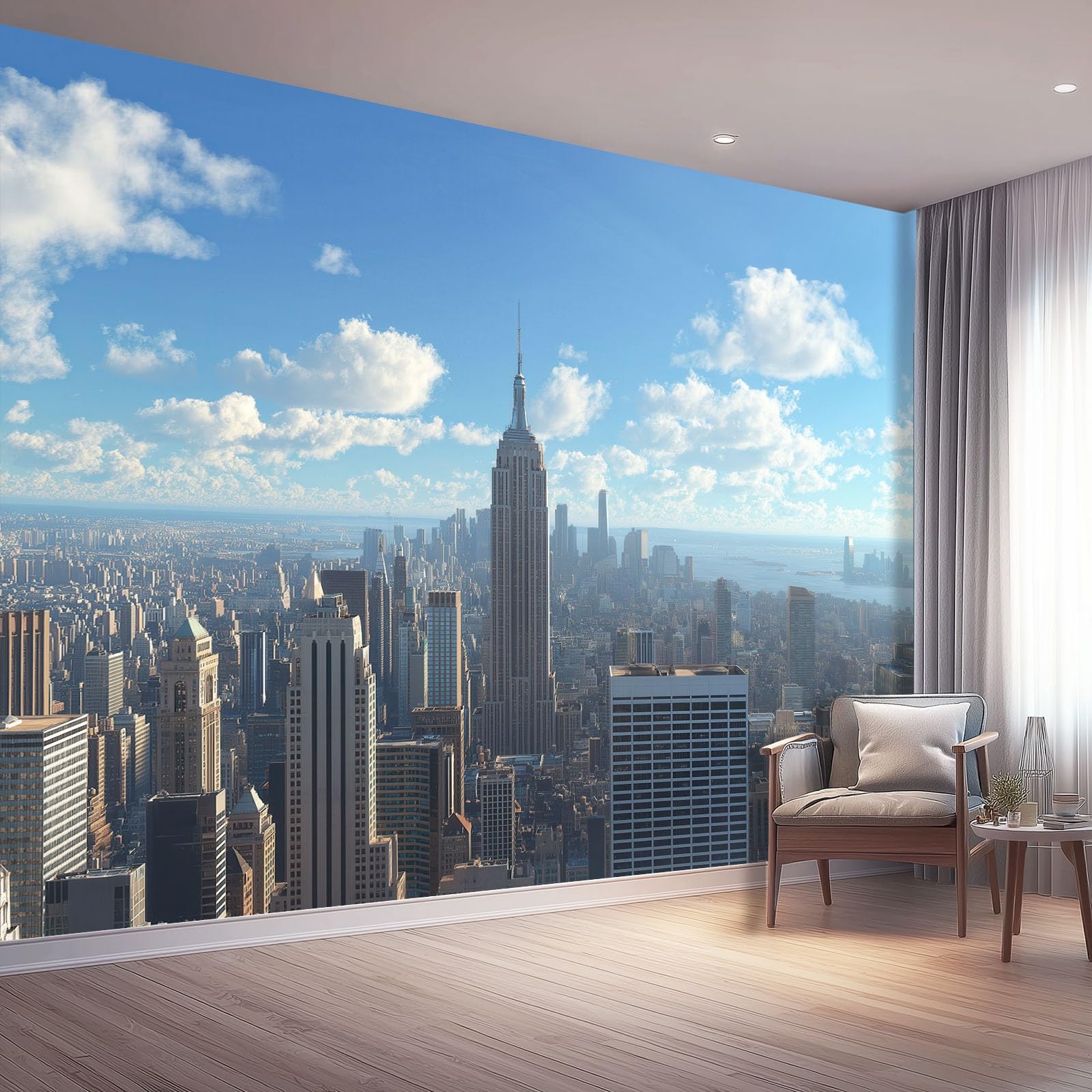 Papier peint panoramique Skyline New York décoration murale