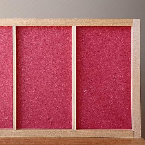 Miniatura 2 de Shoji - Rollo de papel (11 x 118 pulgadas), papel de repuesto para pantalla Shoji, Shoji Gami japonés, fabricado en Japón, rojo brillante