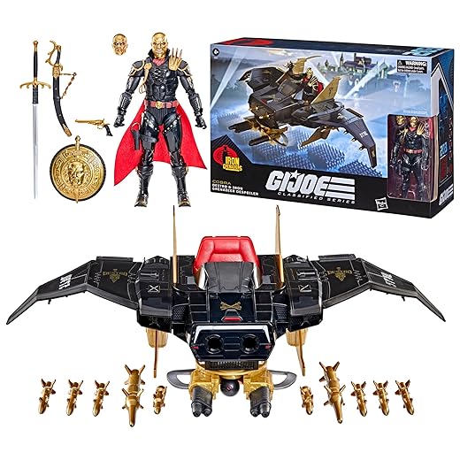G.I. Joe Classified Series #203, Destro & Iron Grenadier Despoiler, Collectible 6 Inch Action Figure and Vehicle Set