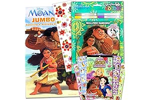 Enrich Your Child's Imagination with Disney's Moana Coloring and Activity Book Bundle