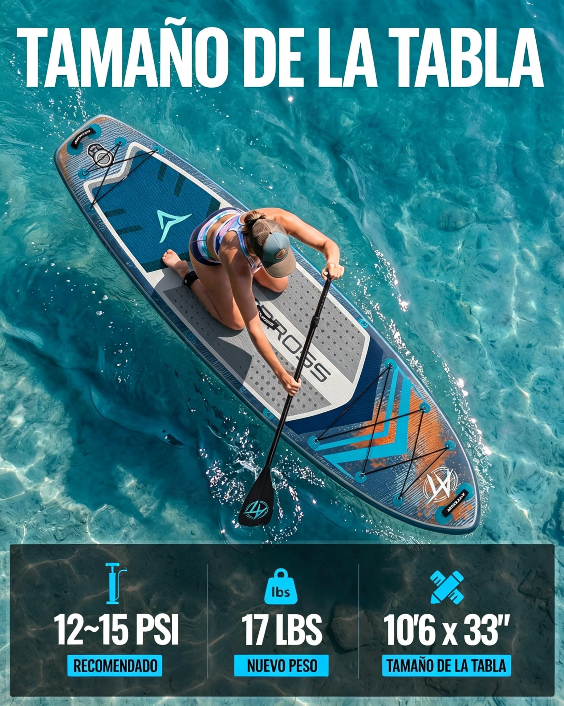 Tabla de Paddle Surf Hinchable con Asiento de Kayak y Accesorios, 320x84cm Sup Extra Ancha para 2 Personas, Carga 200kg, Kayak Hinchable Estable y Antideslizante para Adultos y Surf