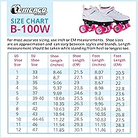 Vista 6 de Chicago Skates Bullet Speed Quad Roller Skates – Durable, Top Performance Indoor/Outdoor Youth Skate Shoes for Women & Men Beginner 62mm Urethane