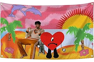 3x5Ft Funny Un Verano Sin Ti Bad Bunny Wall Tapestry Tapestry for Party Dorm Room