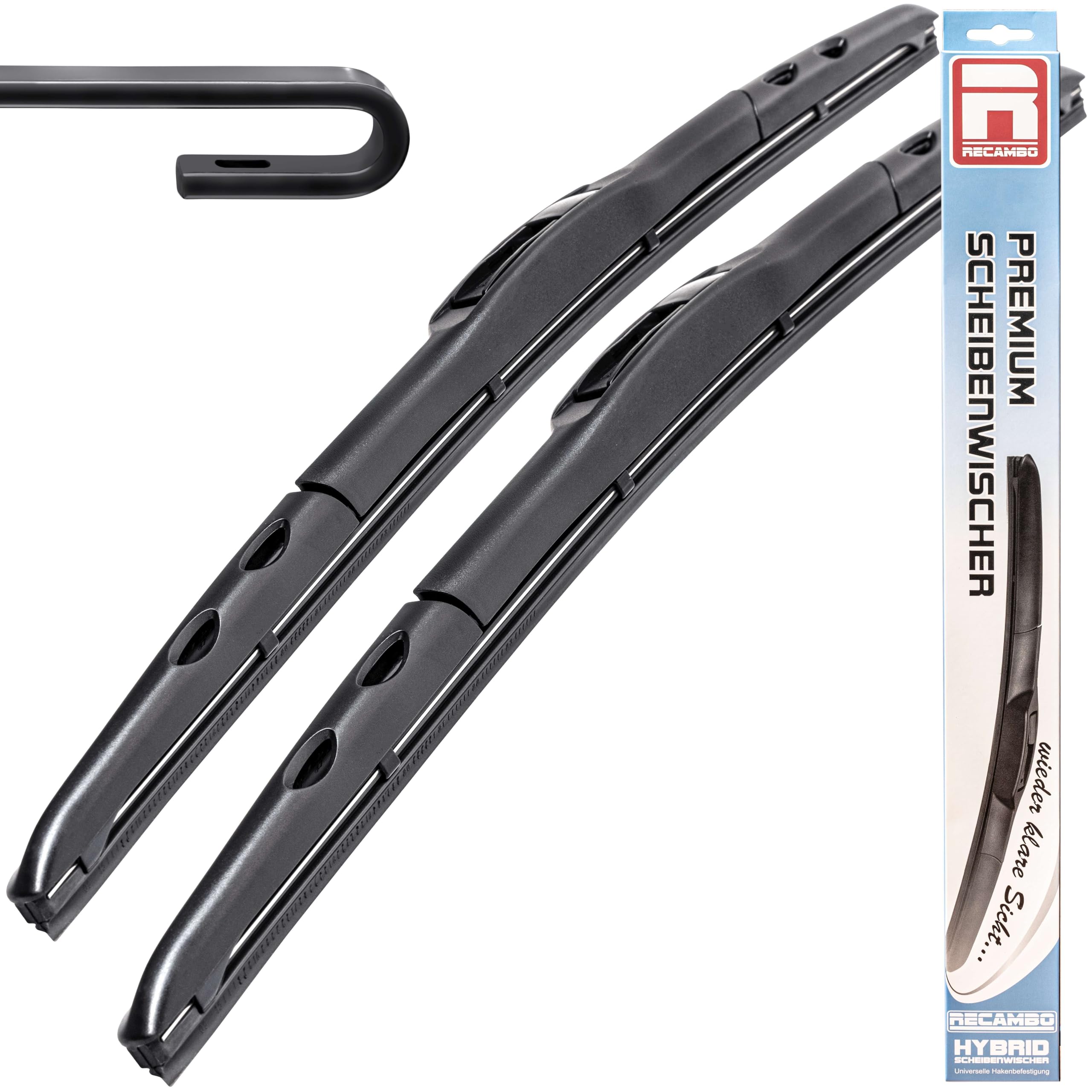 Recambo - Limpiaparabrisas delantero Flex Aero compatible con Dodge Journey, años 2008-2010, 600 mm, 450 mm