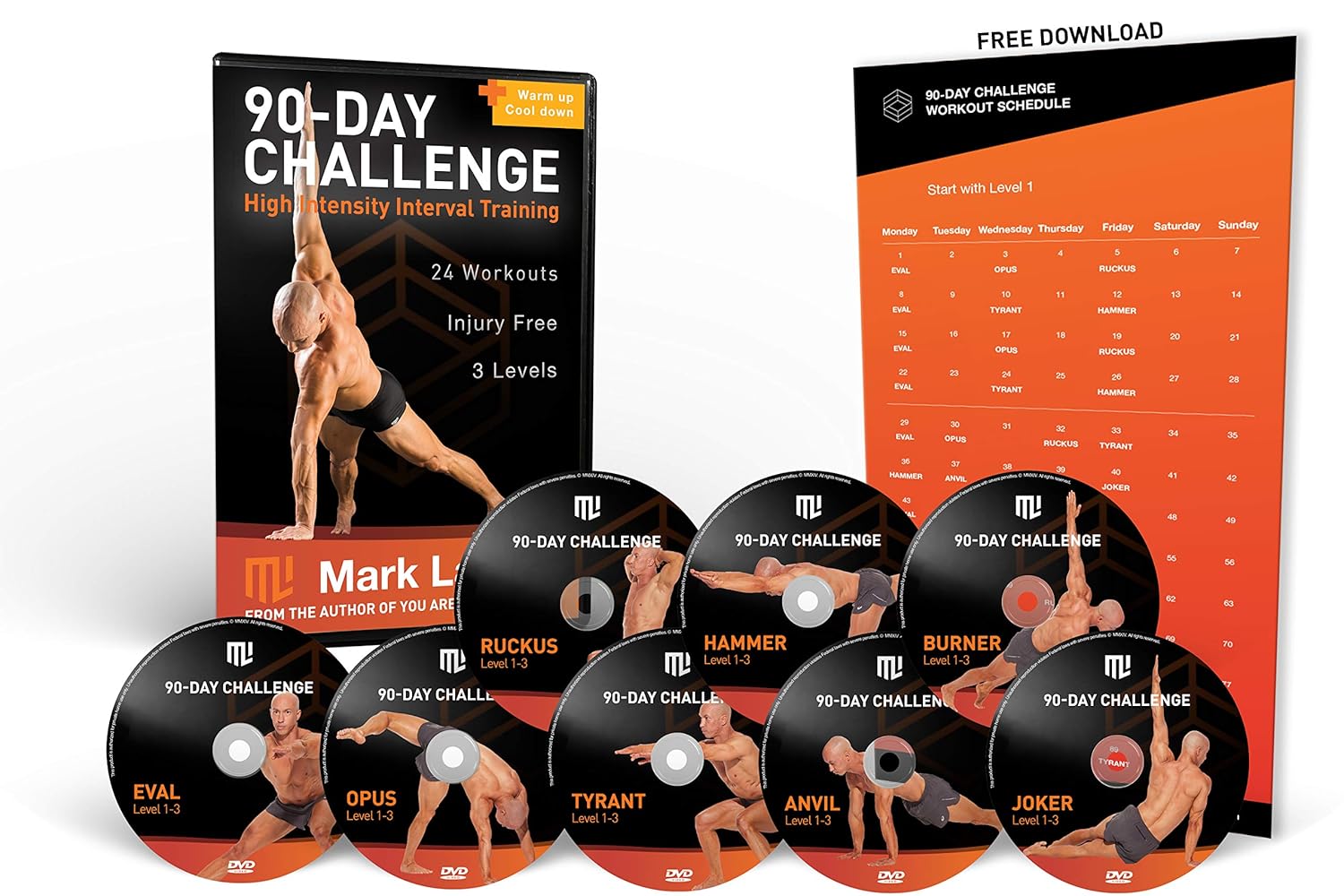 Mark Lauren 90 Tage Challenge Vorher Nachher www.amazon.de