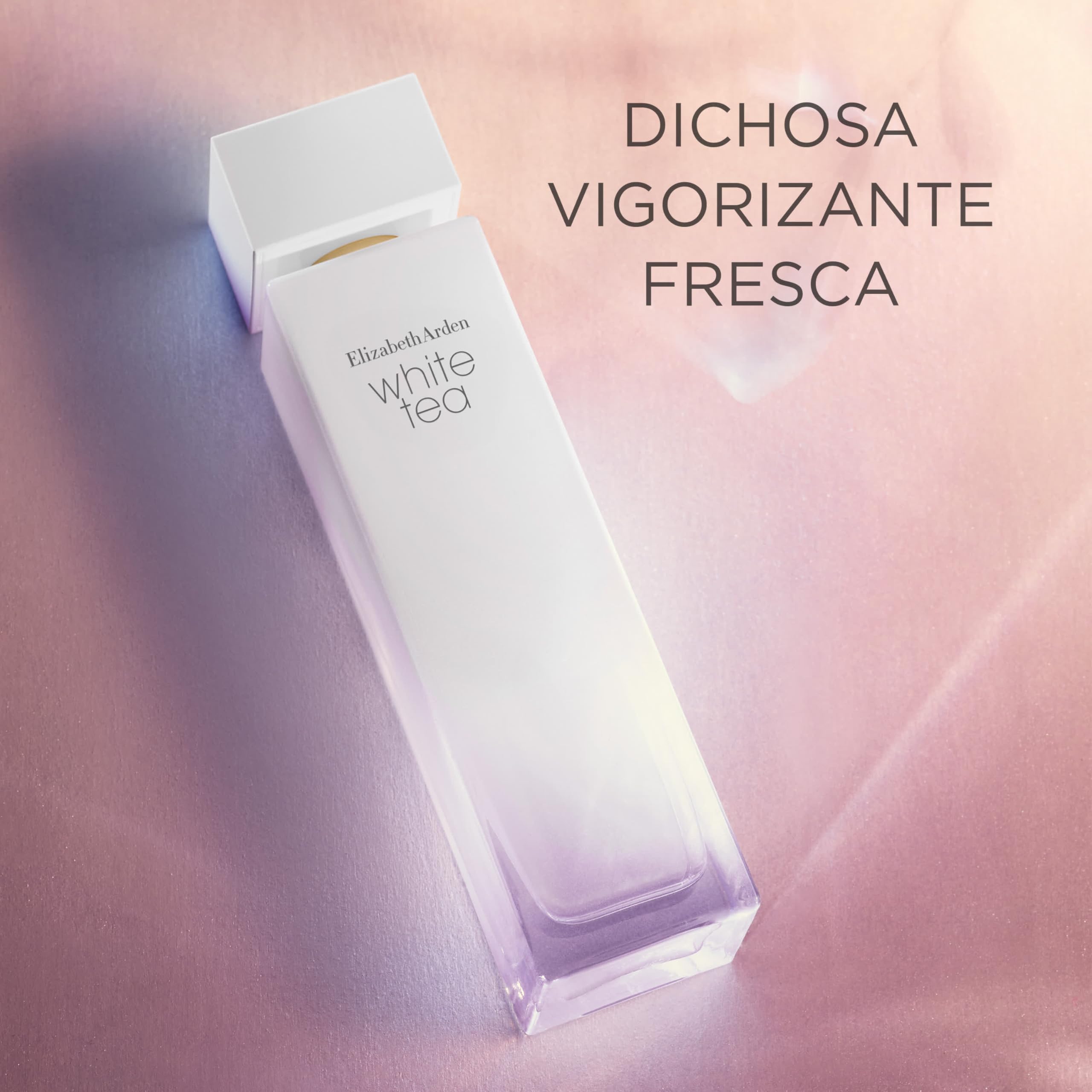 Elizabeth Arden - White Tea Eau de Toilette, Fragancia Floral Amaderada con Salvia, Iris Blanco y Almizcle, Perfume de Mujer Vegano y Duradero en Spray con Fragancia Ligera y Refrescante, 100ml