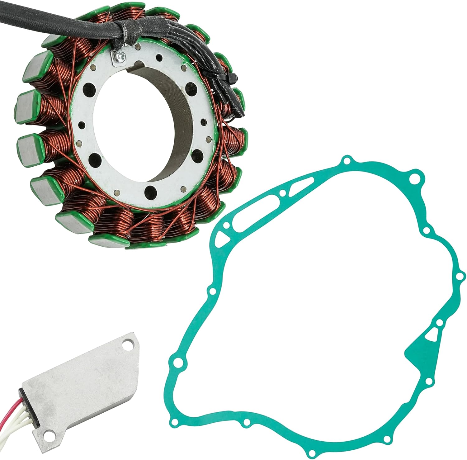 Caltric Stator & Gasket & Regulator Compatible with Yamaha Virago 750 Xv750 Xv-750 1988-1996
