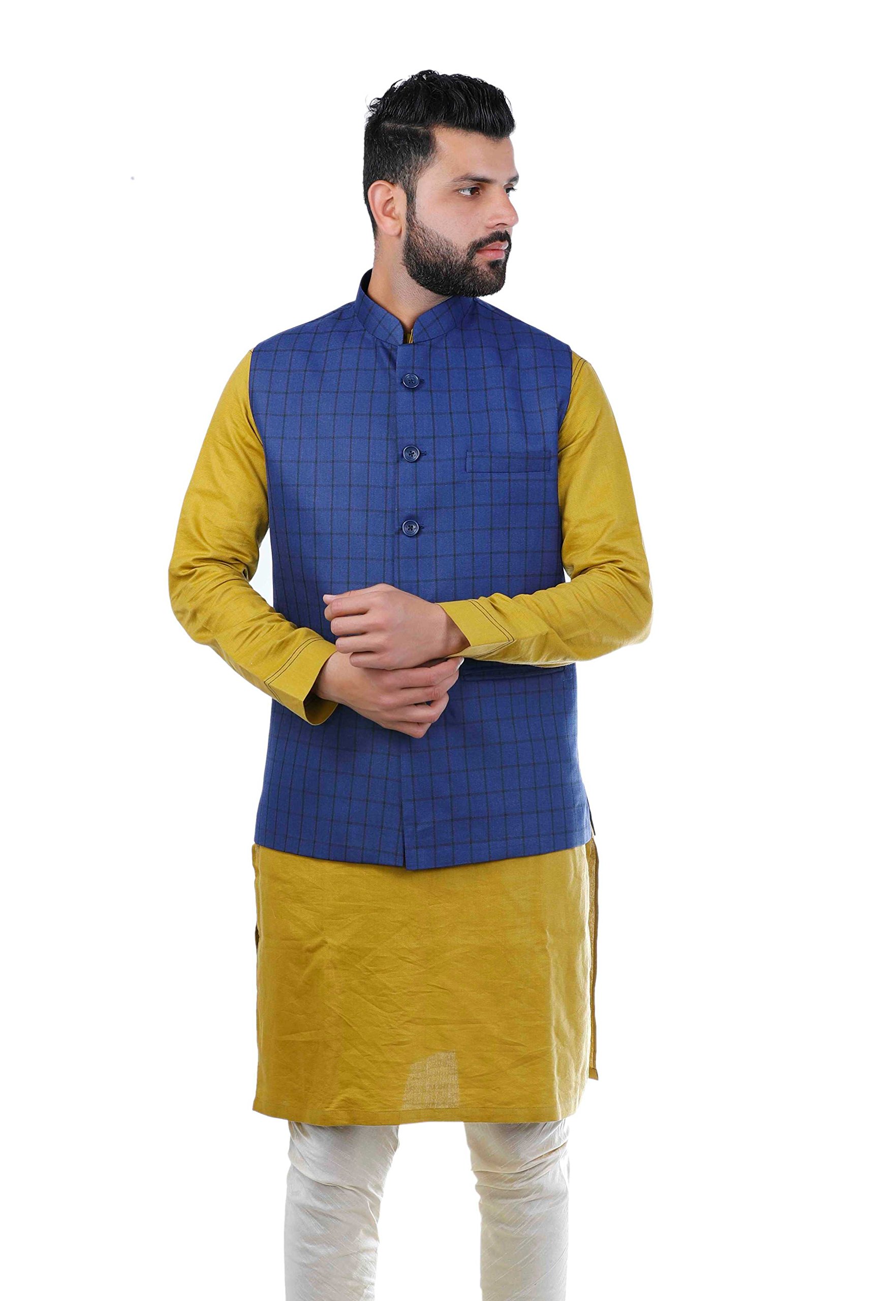 Checks Nehru Jacket-image-39