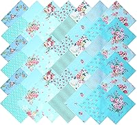 Vista 6 de Paquete de 42 dijes morados, paquetes de dijes para acolchar de 5 pulgadas, cuadrados de tela de algodón de 5 x 5 para acolchar, coser, colcha