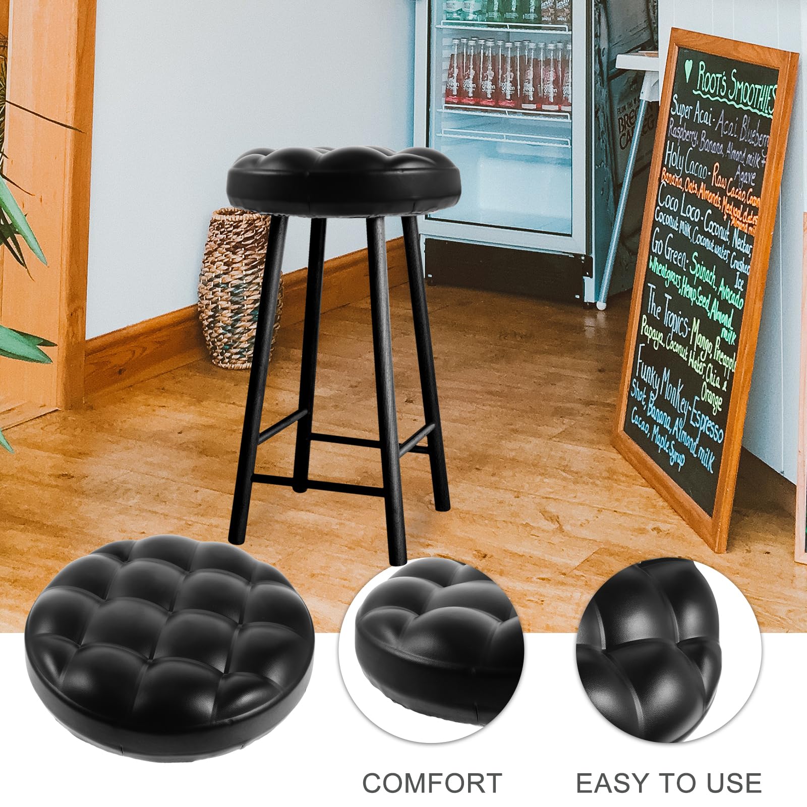 Amazon.com: Ciieeo Stool Replacement Seat Bar Stool Cushion Swivel