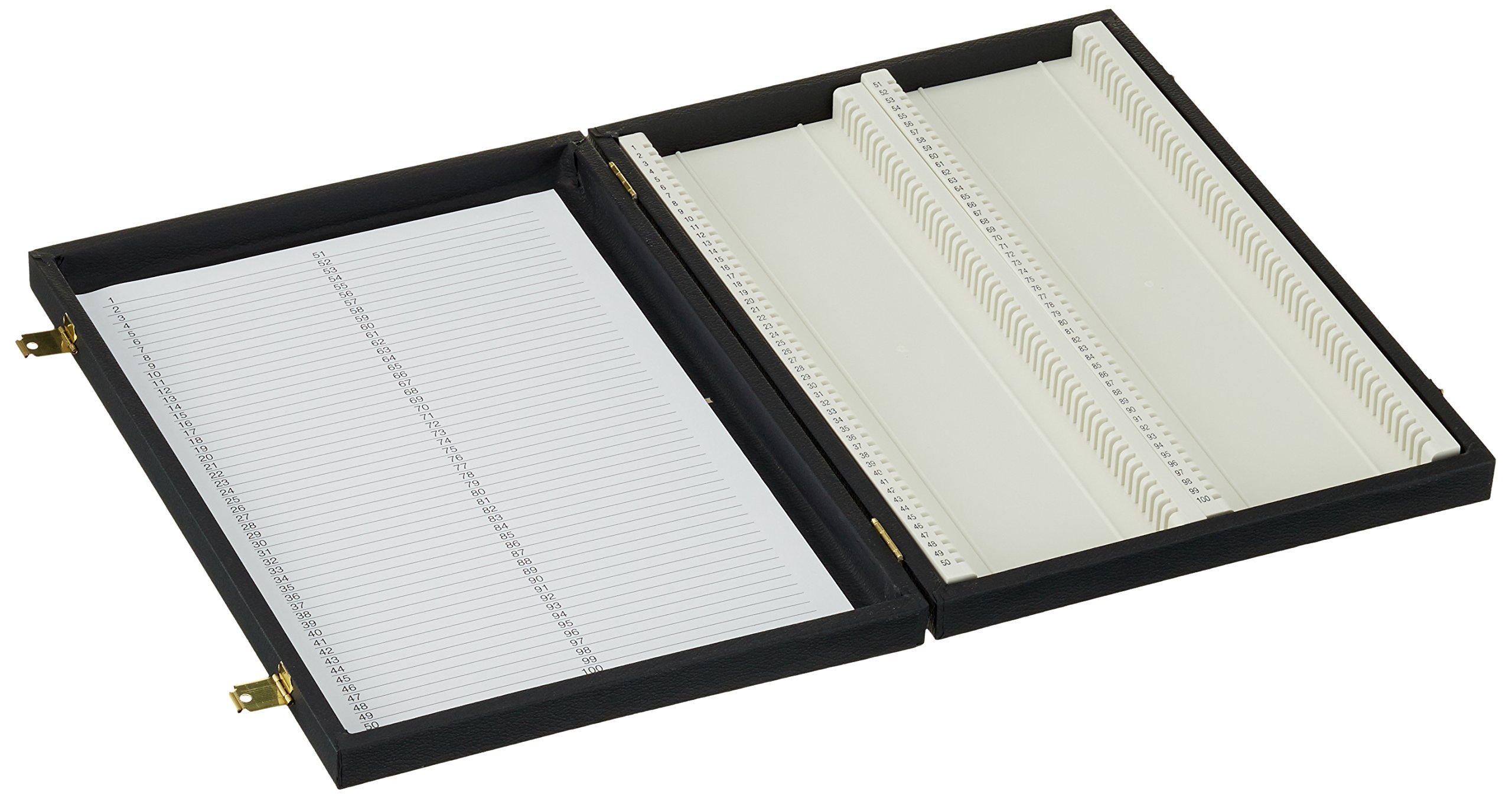 Marienfeld neoLab 1-6259 Objektträger-Aufbewahrungskasten für 100 Objektträger, 270 mm x 190 mm x 35 mm