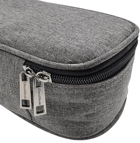 Miniatura 4 de CLOUDMUSIC Funda para ukelele para ukelele y mochila, estuche para ukelele de concierto, negro, azul, gris (Concierto, gris)