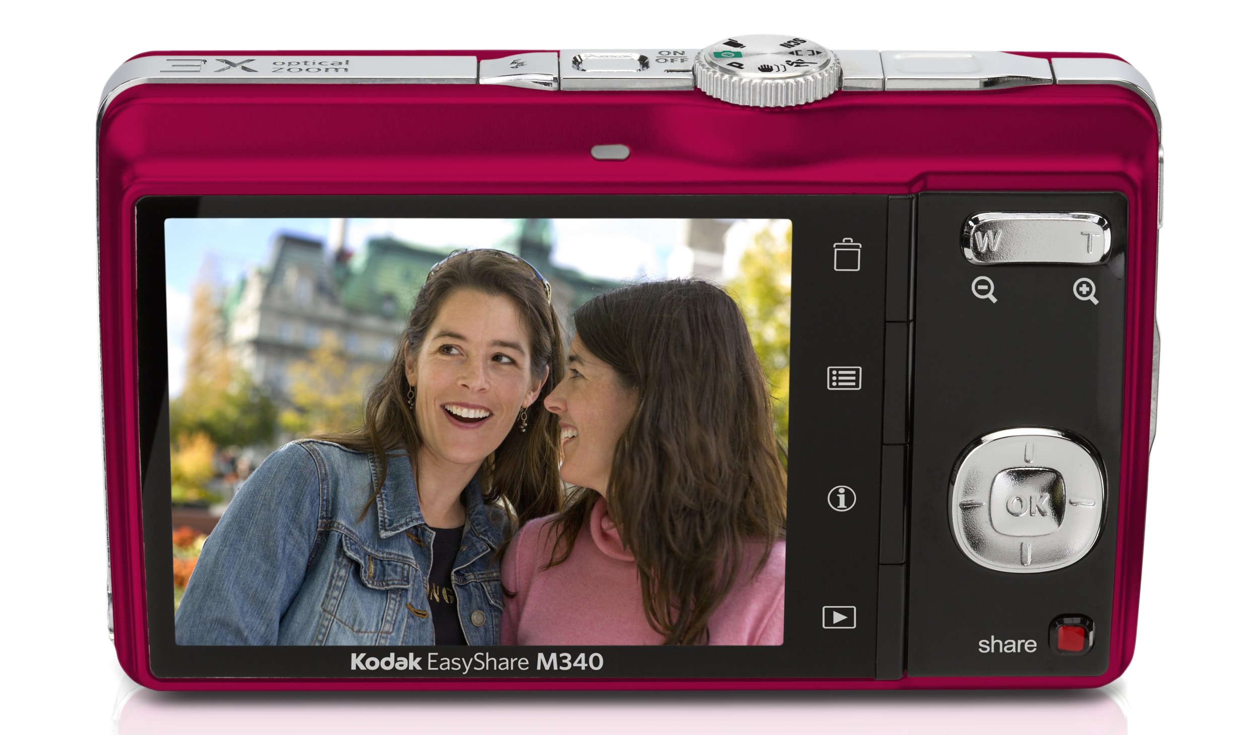 Kodak Easyshare M340 Digital Camera (Red): Amazon.co.uk