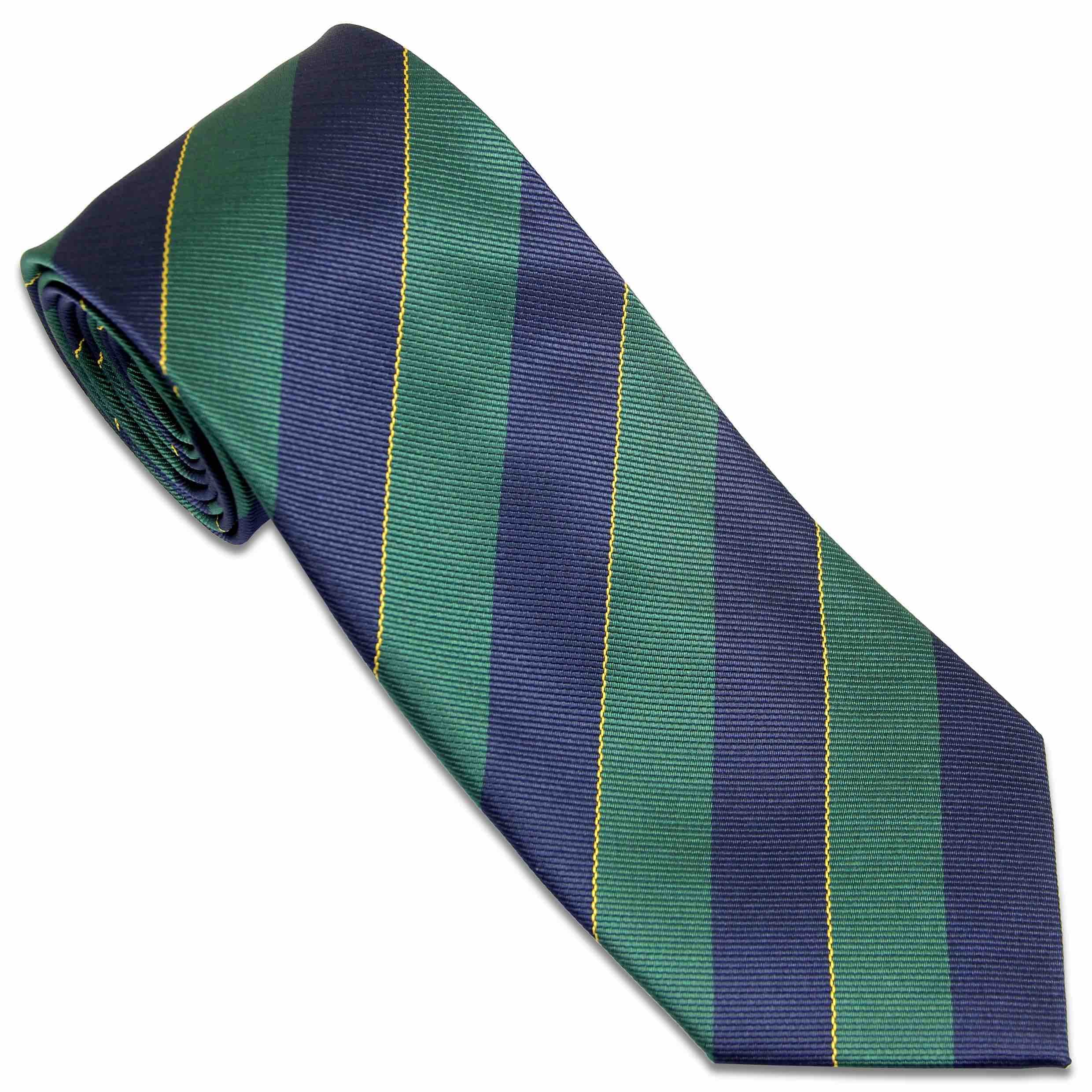The Regimental Shop Men's Blue/Green/Yellow The Regital Shop Royal Highland Fusiliers Tie (Polyester)
