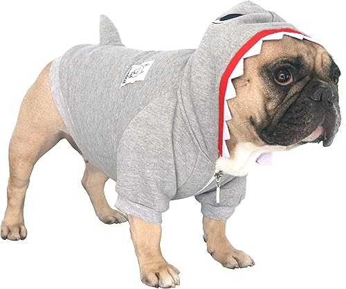 iChoue - Disfraz de tiburón para perro, para el día de Halloween, suéter lindo y divertido para clima frío, abrigos de invierno, sudaderas con disponible en Yaxa El Salvador