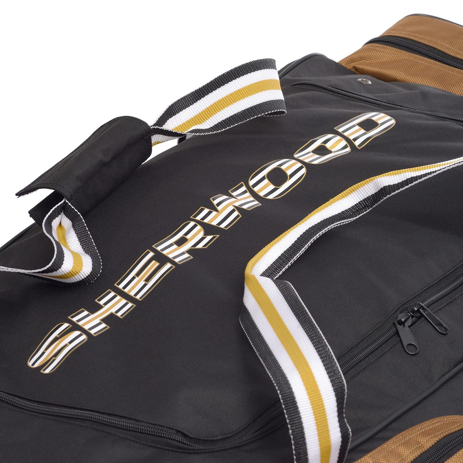 SHERWOOD Sac de transport pour adulte unisexe Code III LE-Large | Sac de transport pour équipement de sport ou de hockey sur glace | avec sangles de transport | 4 compartiments extérieurs | 104 x 60 x