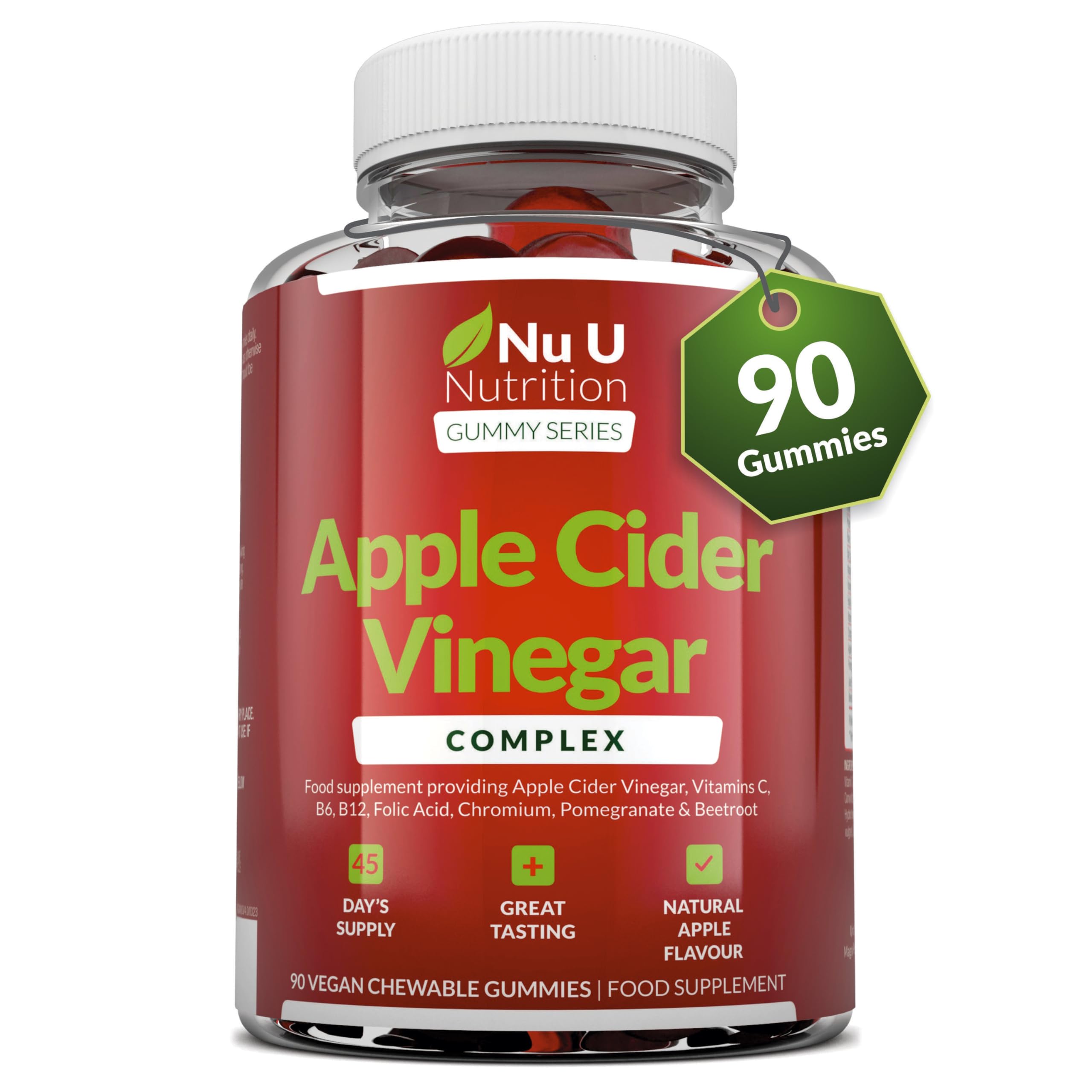 Buy Apple Cider Vinegar Gummy 1000mg with The Mother 90 Vegan Gummies