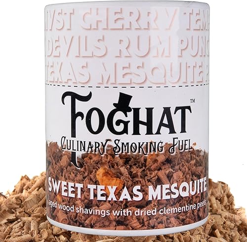 Miniatura 32 de Chips de madera para ahumar cócteles – Virutas de mezquite dulce Texas de 4 onzas para ahumador, whisky y bebidas, chips de madera culinaria para