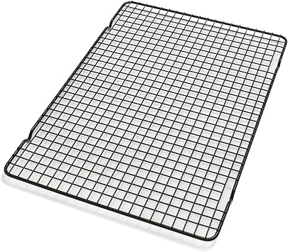 Sur La Table Nonstick Cooling Rack, 12 in x 17 in Oven- Wire Rack for Even Air Circulation Under Baked Goods, 12 in x 17 in