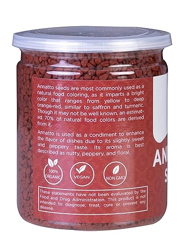 Miniatura 2 de Yogi's Gift® - Semillas de Annatto de 12 onzas, 100% puras y naturales, Bixa Orellana/Achiote/Semillas de Annatto para condimentos y frotaciones