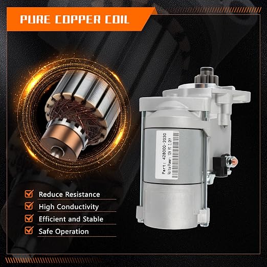 Start Motor 12V 2.0KW 9T modelo 428000-2030 de la marca PumpShark miniatura 6