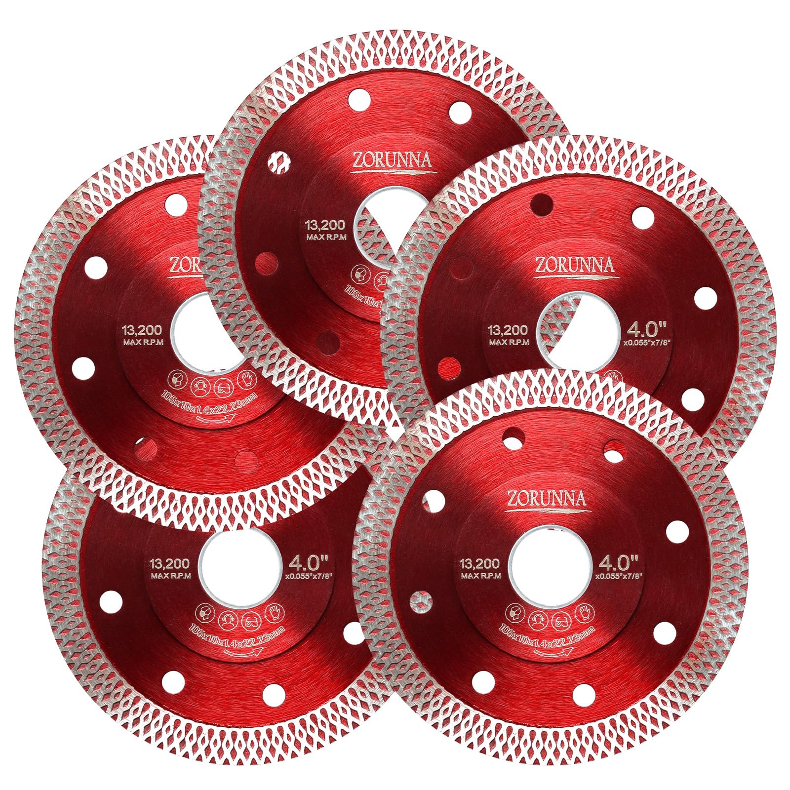 5Pcs Diamond Saw Blades