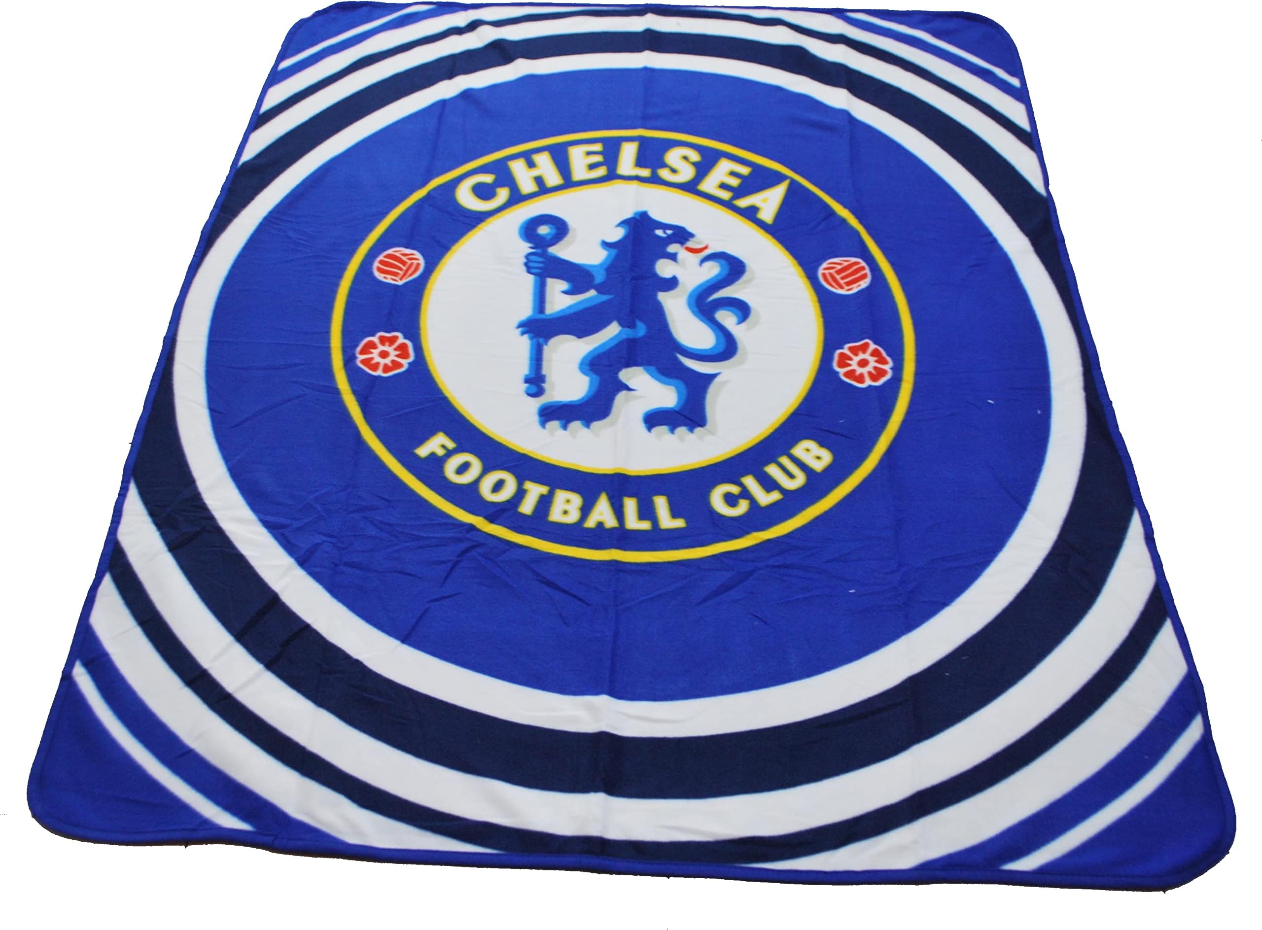 Official Chelsea Chelsea F.C. Official Fleece Blanket Throw Football Fan Gift