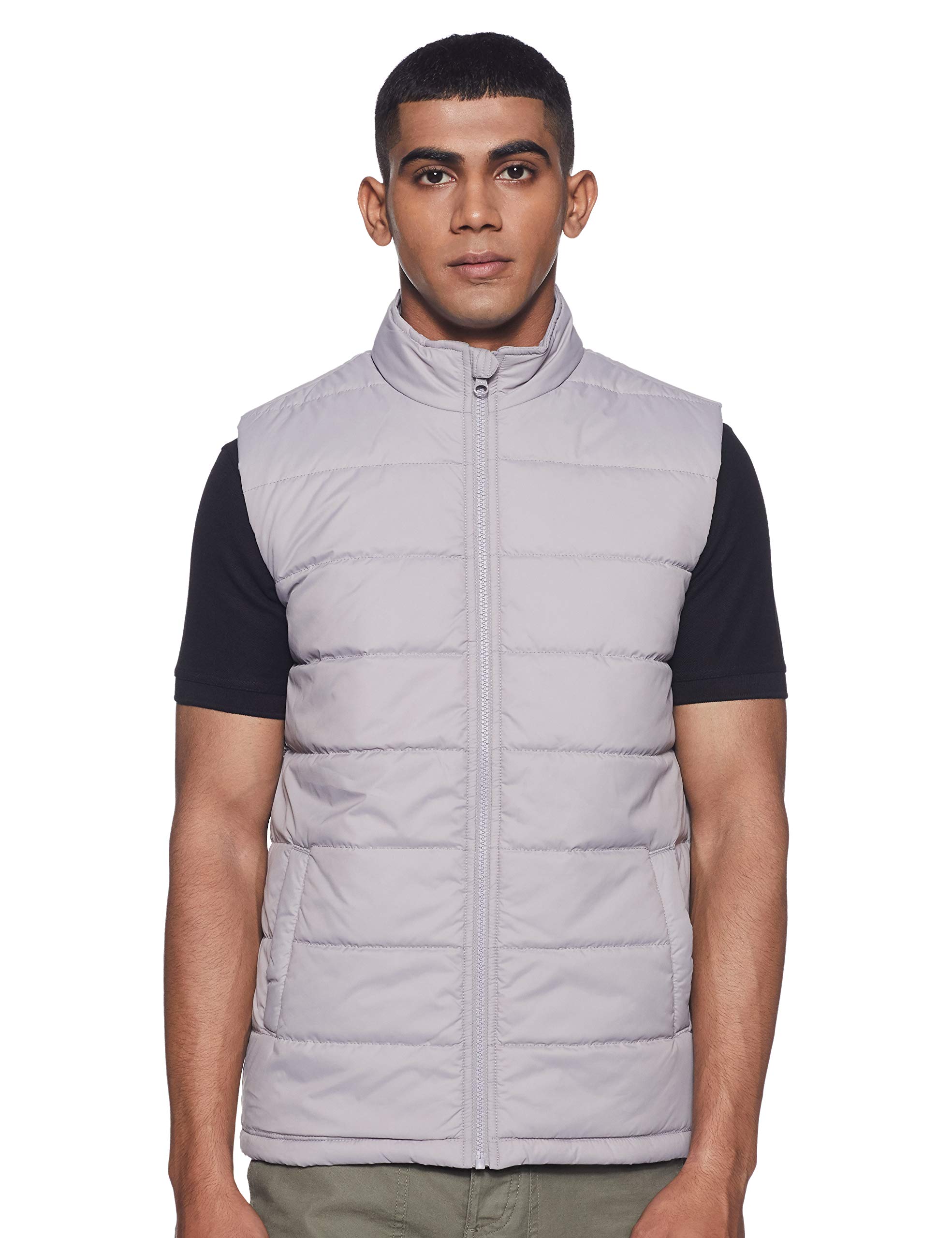 Amazon Brand - SymbolMen's 100% Polyester Regular Jacket