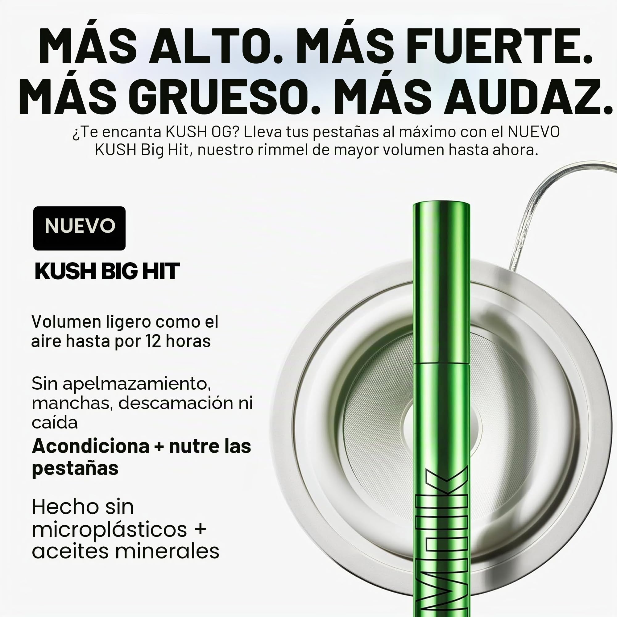 Milk Makeup Máscara de pestañas de alto volumen KUSH
