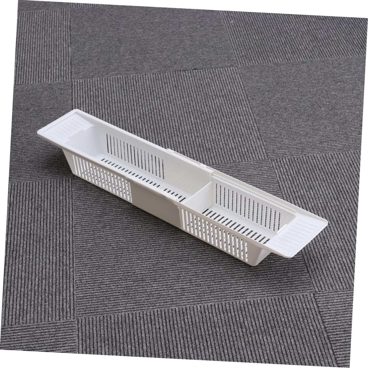 Vassoio Portaoggetti per Vasca da Bagno Retrattile 86cm Pp Bianco