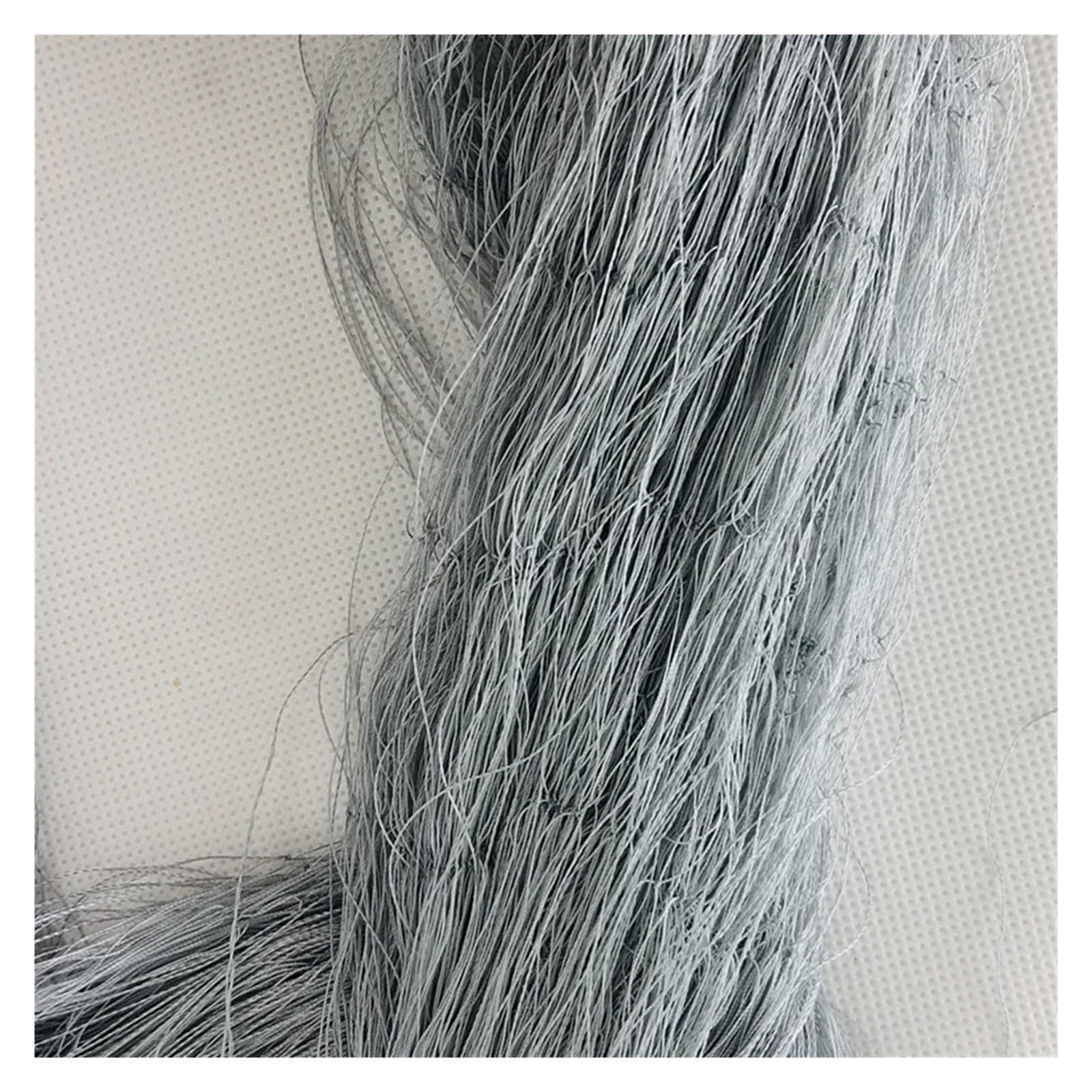 Retino da Pesca 1.5 * 30M//60M Rete da imbrocco da Pesca 3 Strati Linea Maglia di Nylon Rete da Pesca Trappola Rete da Lancio Fatta a Mano Attrezzatura da Pesca all'aperto(30M 30mm)