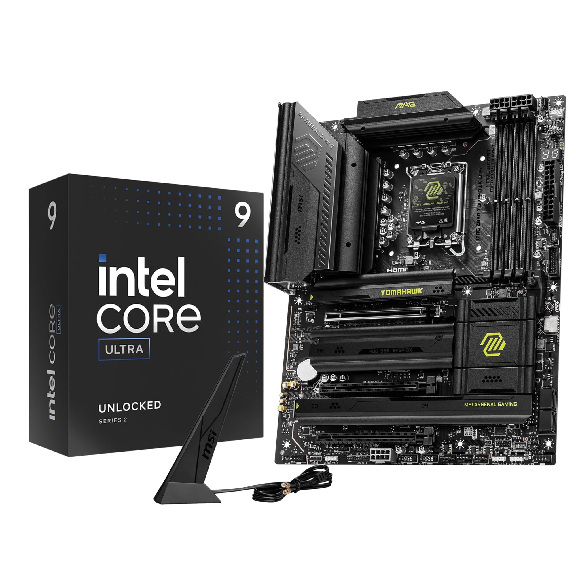 Micro Center CPU Motherboard Combo - Ultra 9 285K 24-Cores LGA 1851 Desktop Processor Bun…
