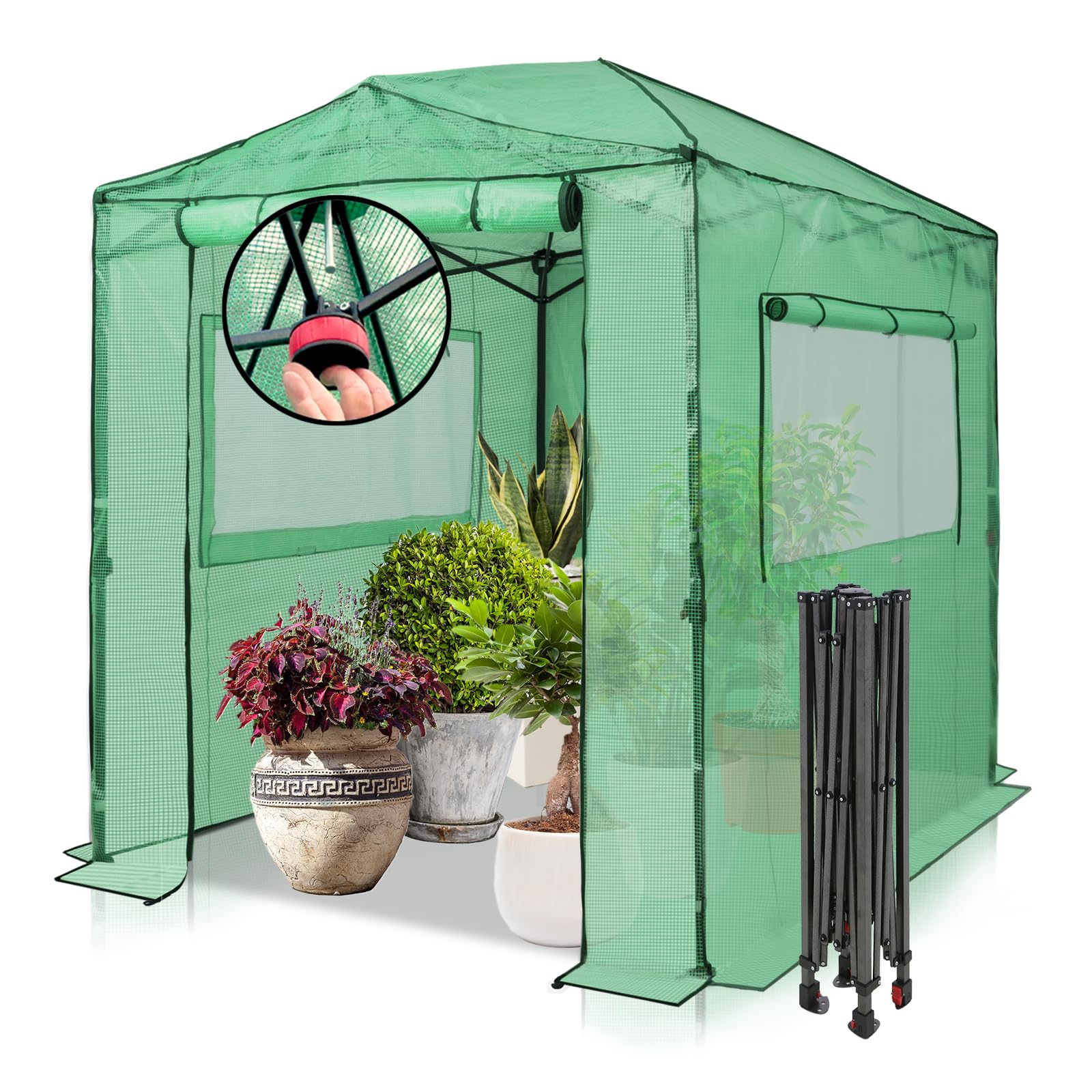Eagle Peak 8x6 Pop-Up Greenhouse