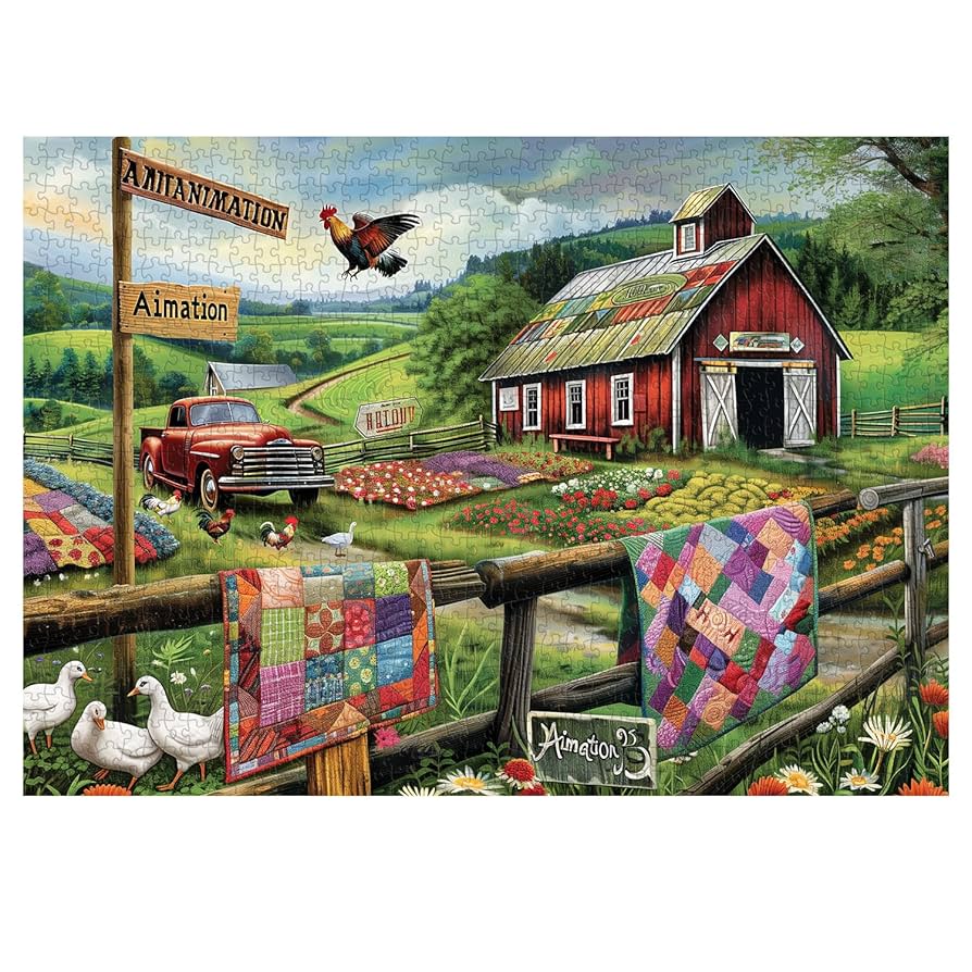 【新品未開封】ラスカル カントリーラック 1000ピース ジグソーパズル 新品未開封】ラスカル カントリーラック 1000ピース