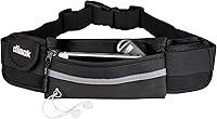 Dimok Running Belt Fanny Pack - Water Resistant Adjustable Waist Pack for iPhone/Android Phones, Running Hiking Fitness (28-49" Waists)