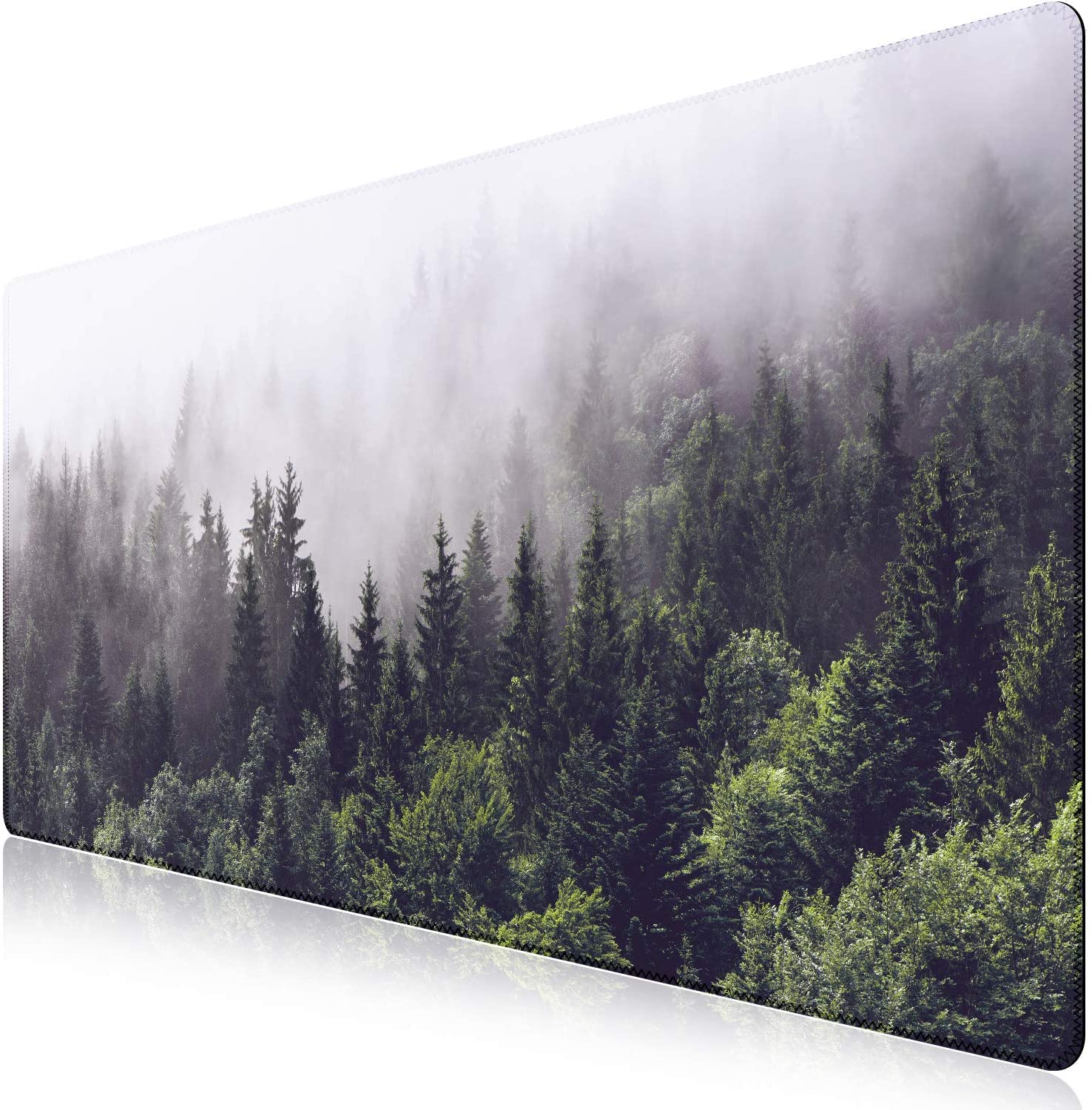 Alexvyan Forest (690 * 300 * 2 MM) Extended Gaming Mouse Pad Large with Anti-Fray Cloth and Water-Resistant,Mousepad Computer Keyboard Mouse Mat, Comfort Textured Surface for Gamer, Office & Home (B09ZPPG7KH) Amazon Price History, Amazon Price Tracker