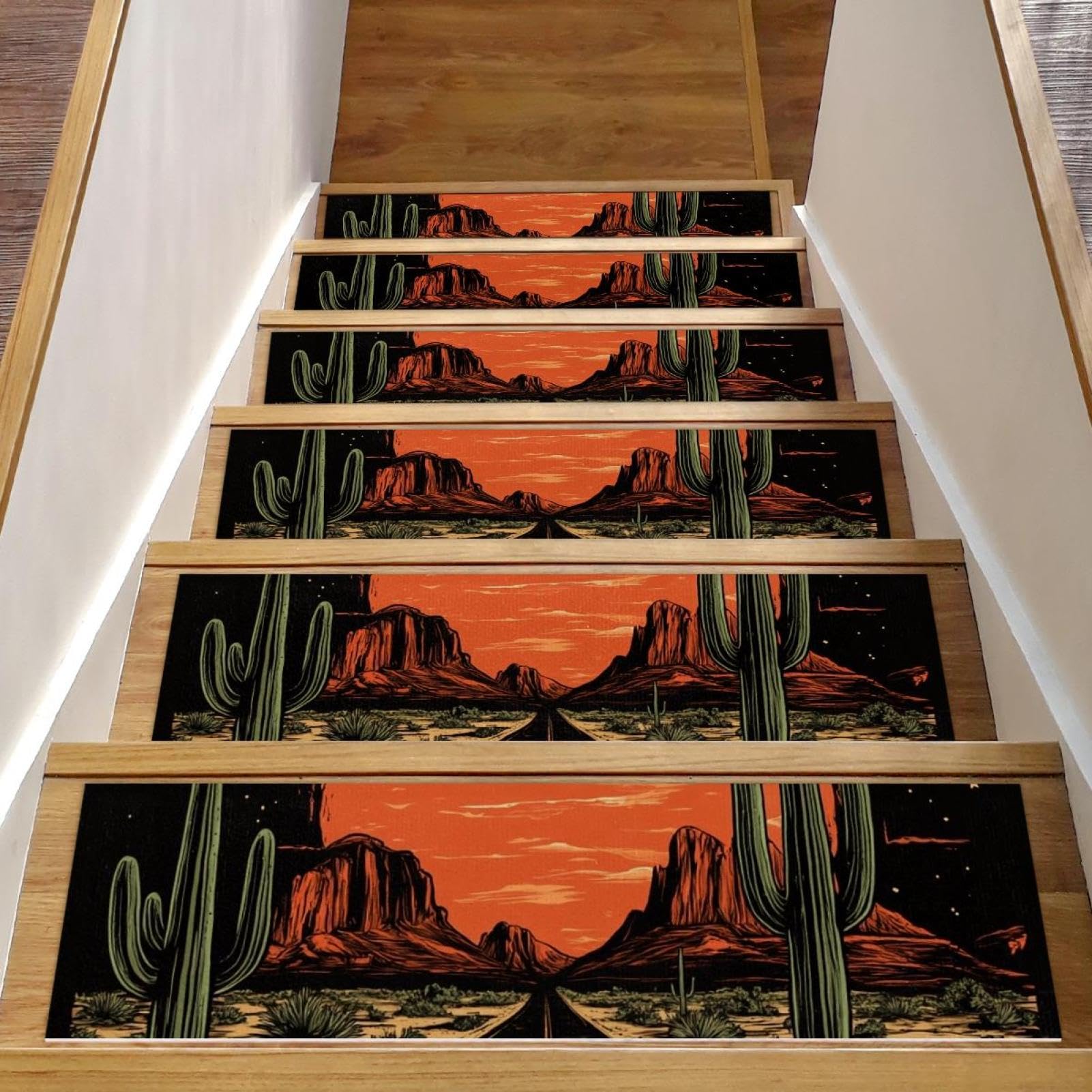 Tapis d'escalier antidérapants lot de 15 marches grises résistantes