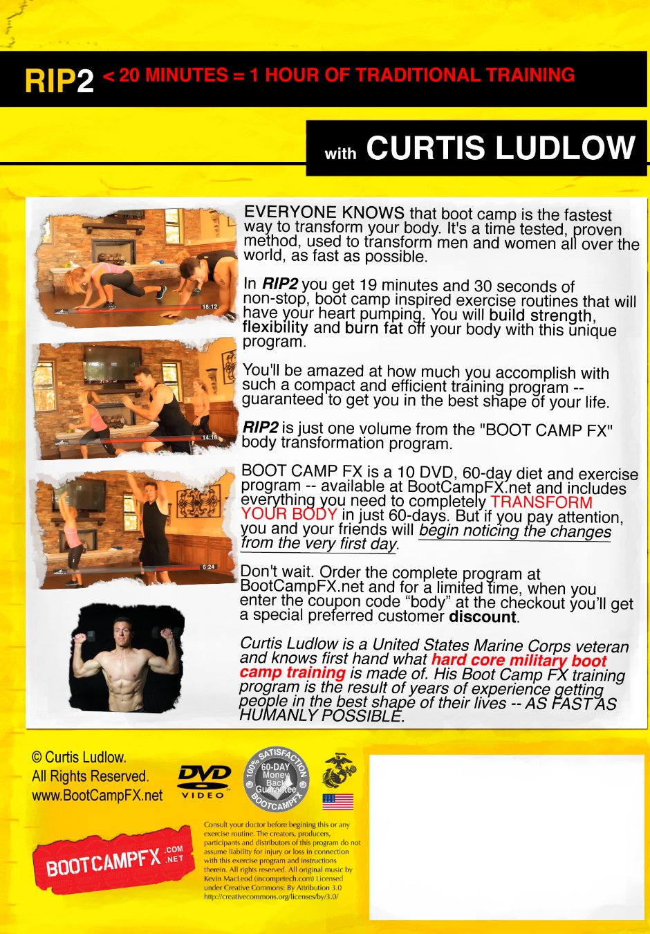 Curtis Ludlow's RIP Volume 2 - Trening DVD