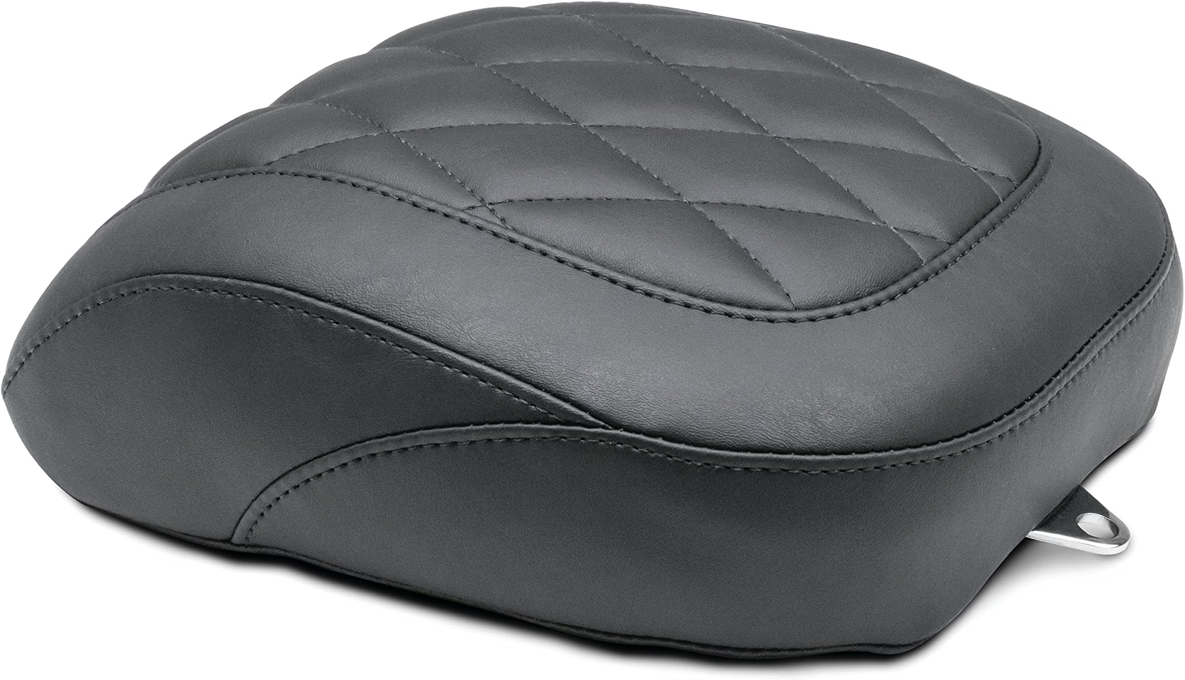 Mustang Motorcycle Seats 83045 Wide Tripper Passenger Seat for Harley-Davidson Low Rider & Sport Glide 2018-'21, Diamond, Black, Width: 11"