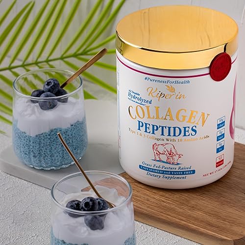 Miniatura 5 de Péptidos de colágeno 100% puro y natural, colágeno hidrolizado x2 para mujeres, clínicamente probado, mejora la piel, el cabello, las uñas, las