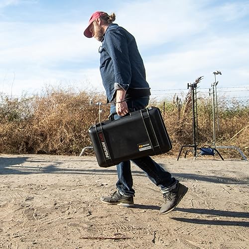 Miniatura 4 de Pelican Air 1535 - Funda sin espuma, color negro y panel Molle de caja de aire 1535 (015350-5200-110)