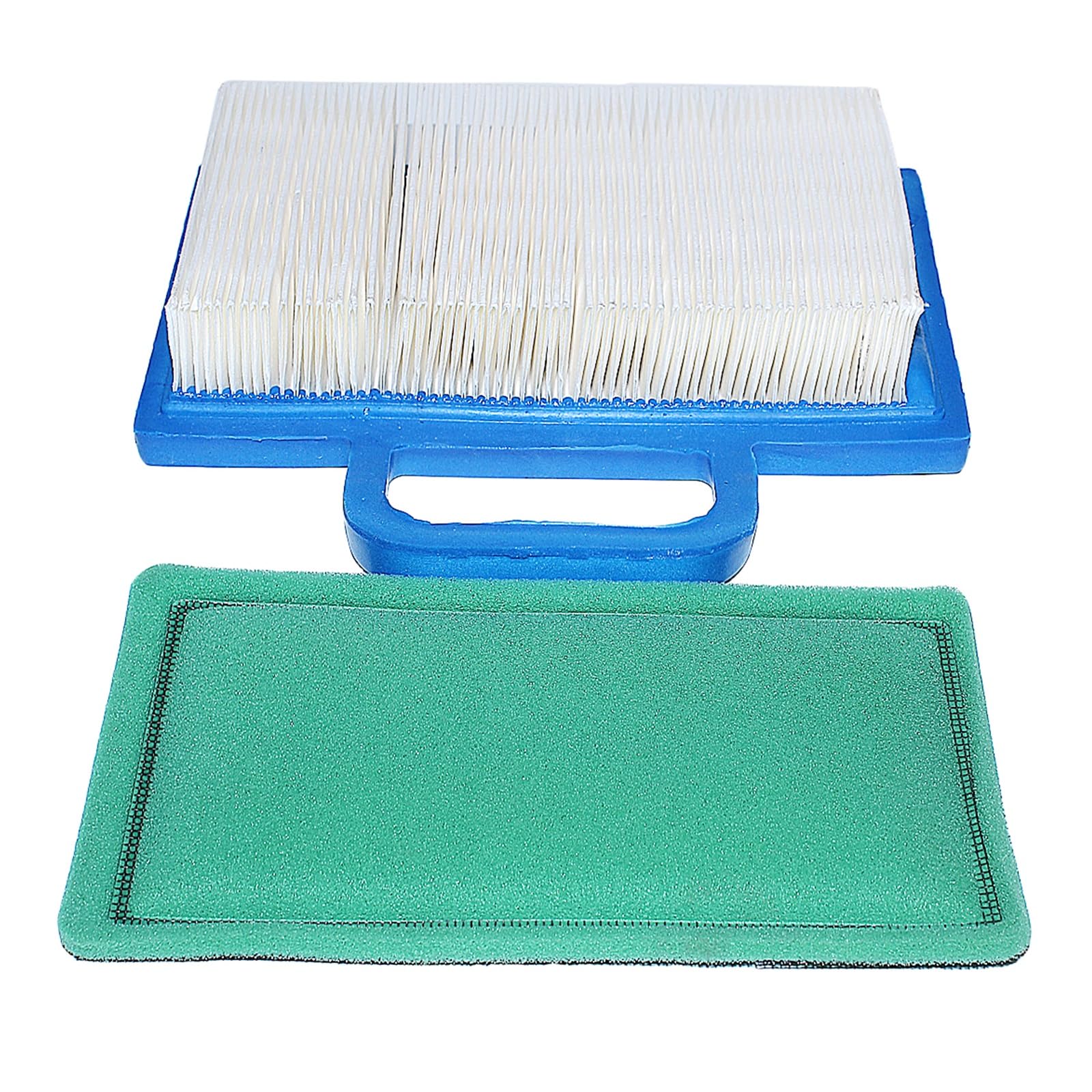 1 Juego de filtros de aire compatibles con Briggs y Stratton 4202 499486 499486S Prefiltro 273638 18HP 26HP V-Twin Engine Lawn Mower Parts