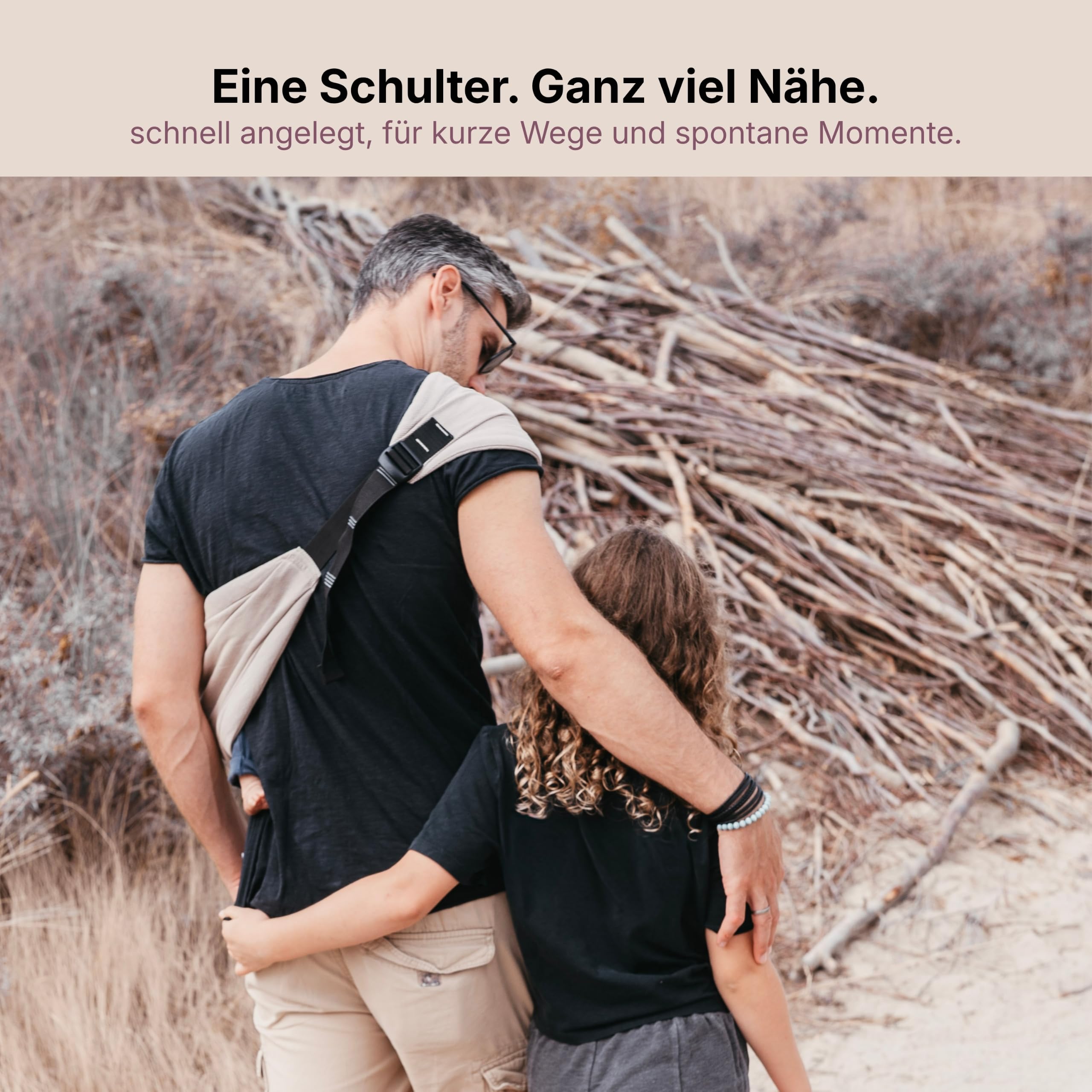 Hoppediz Hip-Hop Hüfttrage ab Geburt – seitliche Babytrage ab Geburt