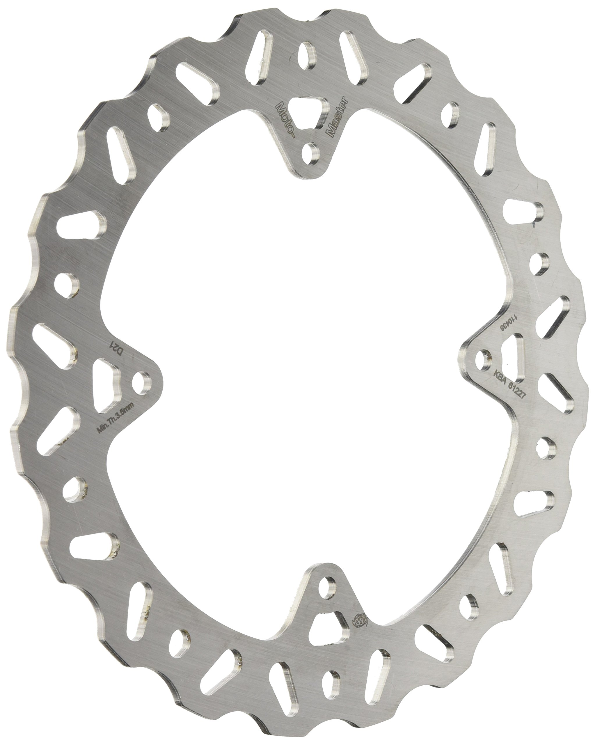 Moto Master Disco Freno Moto Moto Nitro Posteriore In Acciaio Inossidabile - Spessore 3,1 Mm - 4