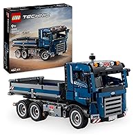 LEGO Technic Autocarro con Cassone Ribaltabile - Camion Giocattolo con Sterzo e Funzioni