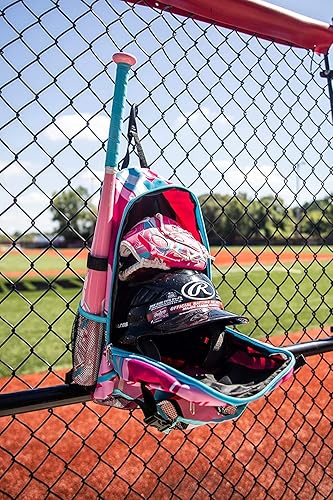 Miniatura 6 de Rawlings  Bolso de Equipo de Mochila REMIX  Béisbol T-Ball y Juvenil  Sóftbol  Rosa