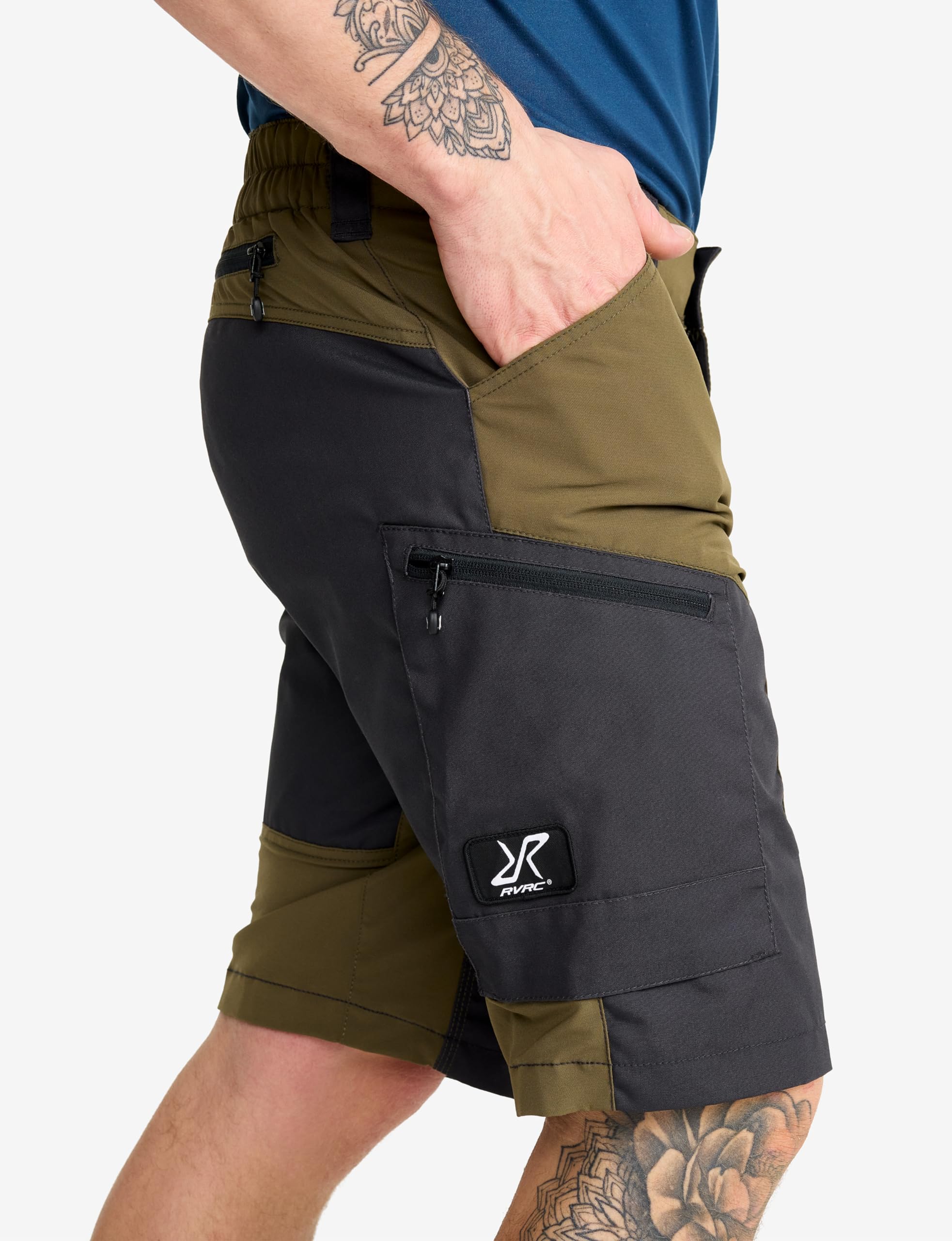 RevolutionRace RVRC GP Shorts Męskie, solidne i oddychające spodenki trekkingowe do wszelkich aktywności na świeżym powietrzu