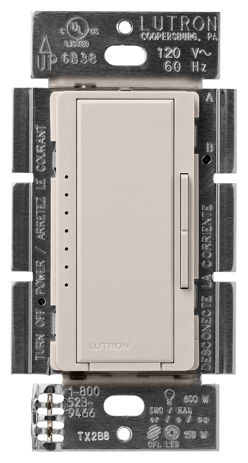 Lutron Maestro LED+ Dimmer Switch (MACL-153M-TP) Taupe