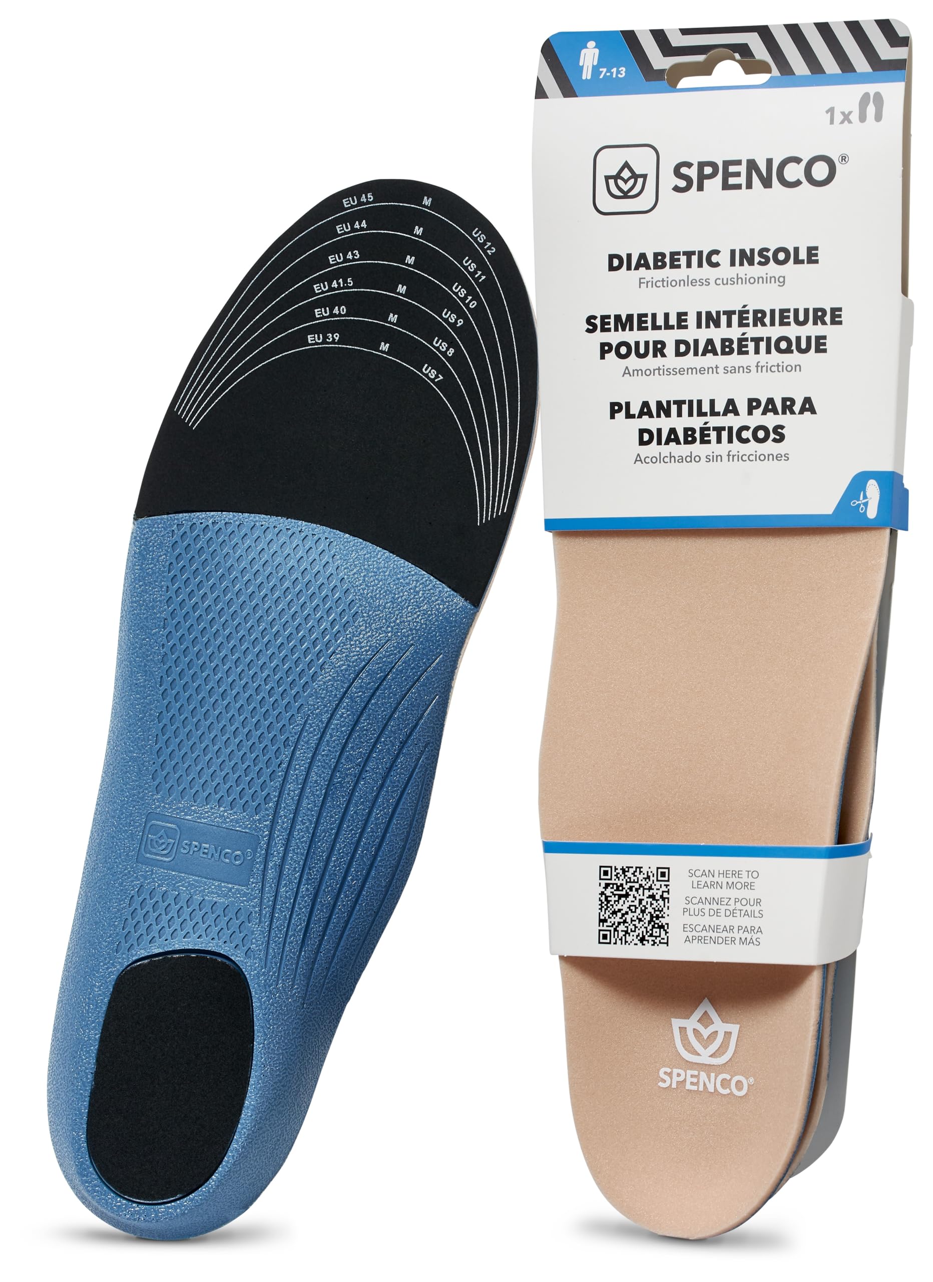 Spenco Diabetic Insole Trim to Fit